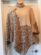 Poncho scialle Ruana maglia