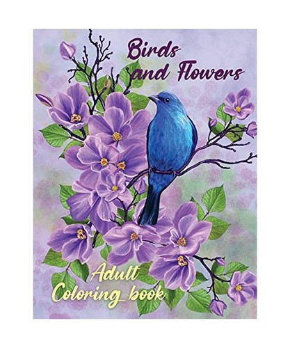 Birds and flowers adult - birds,