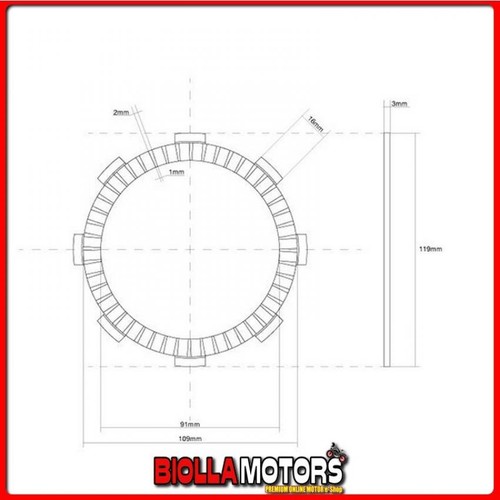 741139 frizione disco singolo - frizione,