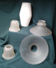 LOTTO VETRI ANTICHI ADATTI RICAMBI LAMPADE O LAMPADARI