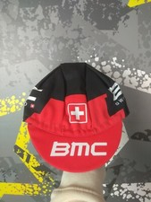 Cappellino Bici BMC Switzerland Team Ciclismo,Cappello Nero Made In Italy Uomo Taglia Unica ig93