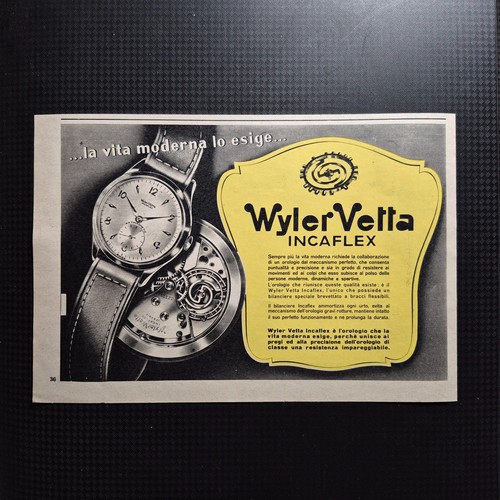 1953 wyler vetta - wyler, original