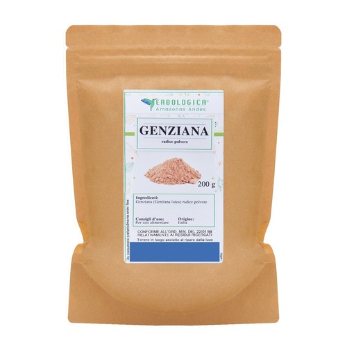Genziana radice polvere - radice, per
