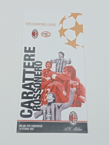 Menu ufficiale milan psv - ufficiale,