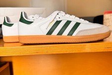 Adidas Samba OG Donna Bianco/Verde scuro TG US 6,5 UK 6 FR 39,5 