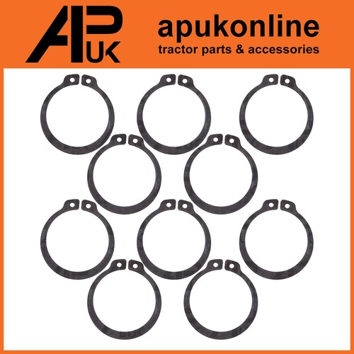 10x clip circolari esterni - 10x,