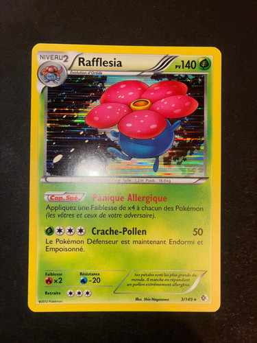 Carte pokémon rafflesia - pokémon,