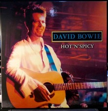 DAVID BOWIE - HOT'N'SPICY rare 4 lp box BLUE COLORED VINYL, LIVE USA 1997