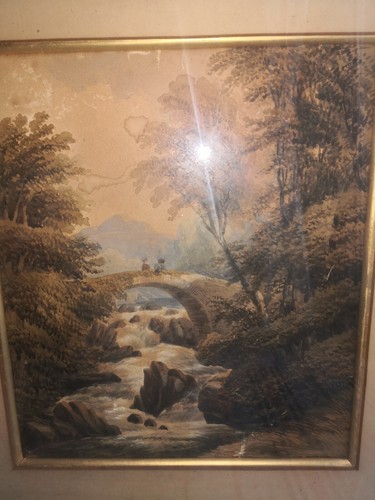Quadro acquerello dipinto - quadro, a