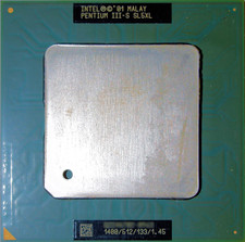 Processore server Intel Pentium III-S 1400/512/133/1,45 V 1400 MHz, SL5XL, Tualatin