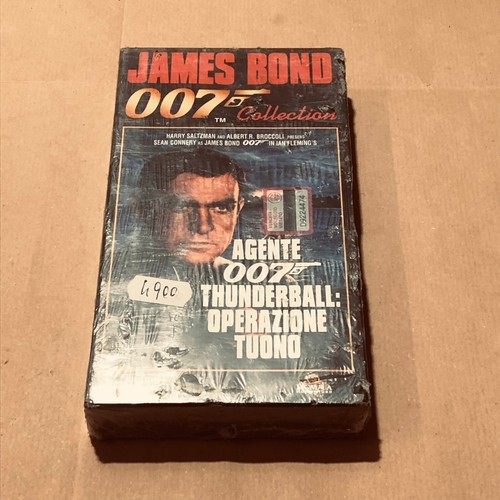 Videocassetta vhs james bond - james,