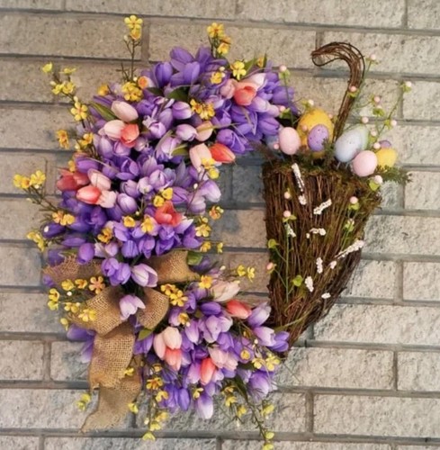 Ombrello ghirlanda porta fiori