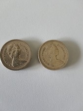 Moneta Rara Elizabeth II - One Pound 1983 - UK