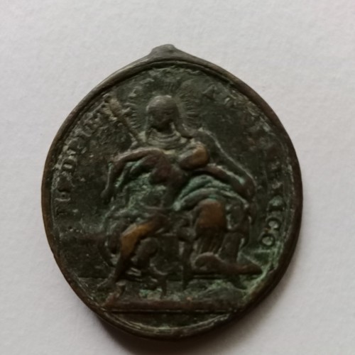 Medaglia votiva antica - medaglia,