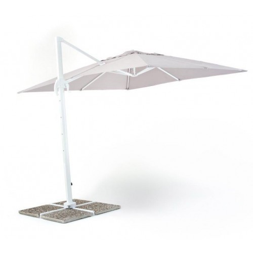 Ombrellone grigio 3x4 - grigio,