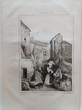 Stampa antica civitella roma - stampa,