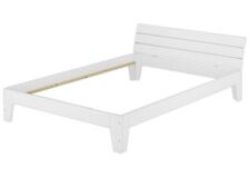 Elegante bianco telaio letto