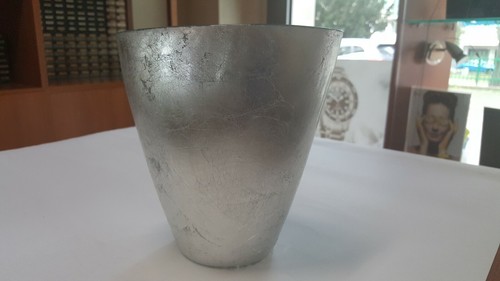 Vaso cristallo con foglia - cristallo,