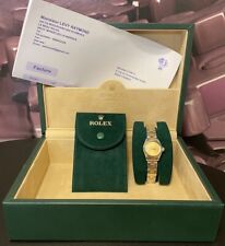 Rolex 6719 Lady Oyster Perpetual Twotone Oro Acciaio + Revisione + Scatola Originale