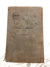 libretto uso e manutenzione