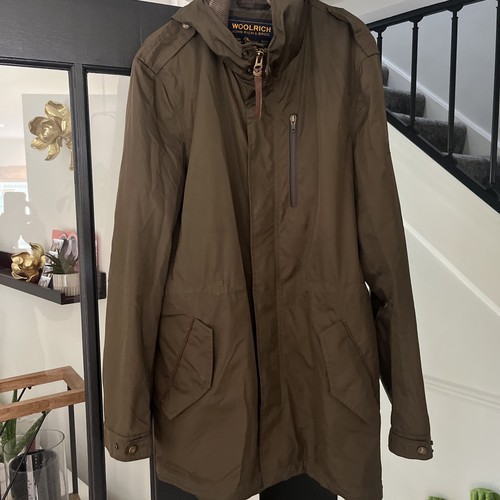 Woolrich parka kaki verde - woolrich,