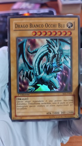Drago bianco occhi blu - drago,