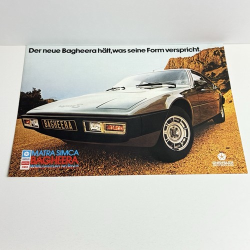 Matra simca bagheera - /, 4p