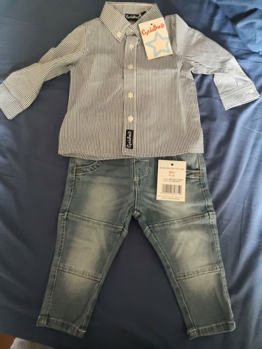 Completo camicia jeans - +,