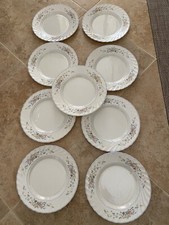 set 9 piatti piani vintage in