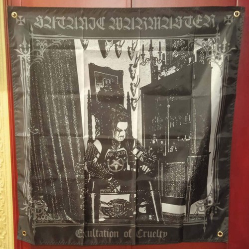 Drapeau satanic warmaster - drapeau, "