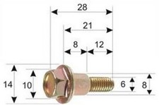 Bullone coperchio testa motore