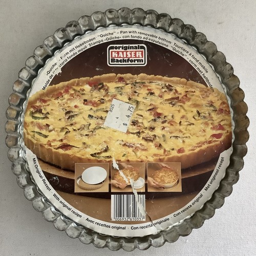 Vintage kaiser quiche pan made - quiche,