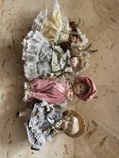 Set 4 Bambole Porcellana