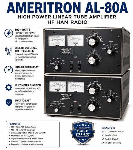 Ameritron 80a amplificatore - al-80a,