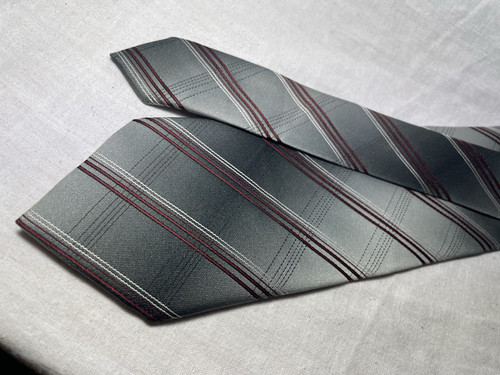 Cravatta uomo ascot grigia - cravatta,
