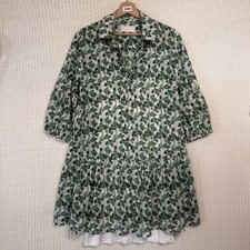 iBlues Green Leaf Button Up