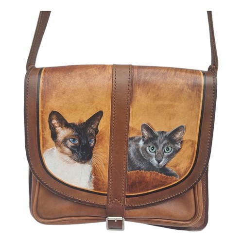 Borsa pelle gatto - borsa,