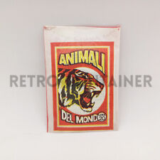Figurine ANIMALI DEL MONDO 1969 - Ed. Dell'Arte Bustina Sigillata Pack Stickers