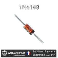 Diode 1N4148 - Diode commutation rapide - Lot de 10 à 500pcs