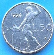 50 LIRE PICCOLE 1994 Moneta