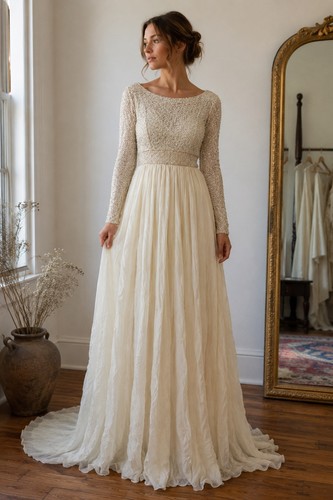 Abito sposa vintage fatto - da,