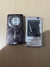 Custodia completa di ricambio Nokia N95 argento prugna con keypad