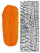 STAMPO corteccia legno per intonaco stampato CEMENTO Vertical Concrete Stamp