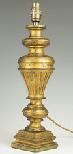 Carved Giltwood Table Lamp