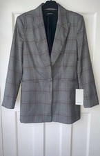 ZARA BLAZER GRIGIO MONOPETTO