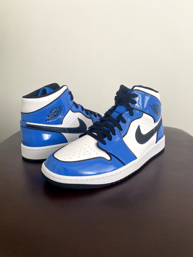 Air jordan mid blu - -,