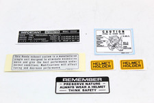 HONDA KIT ADESIVI AVVERTENZE