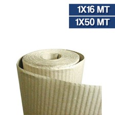 ROTOLO CARTONE ONDULATO PROTETTIVO PER PAVIMENTI PROTEZIONE IMBALLAGGIO (21720V)