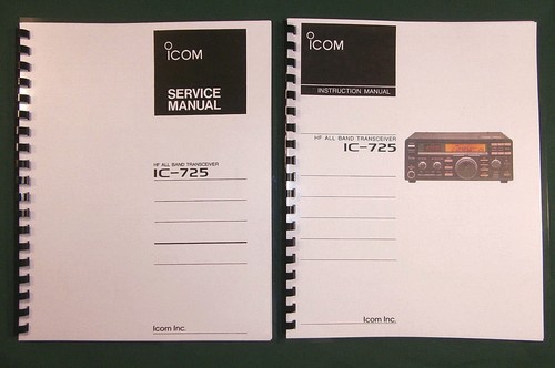 Icom 725 manuali istruzioni - ic-725,
