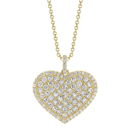 Diamante cuore ciondolo - diamante,